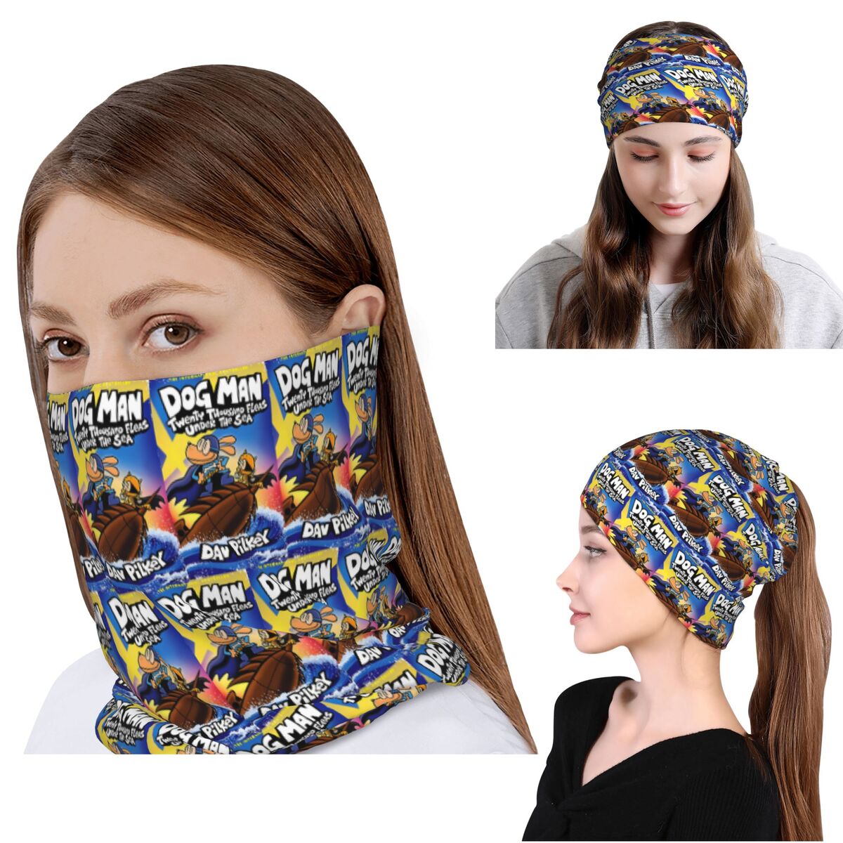 Outdoor Adventure Movies - Dogman Poster Animation Adventure Movie Bandana